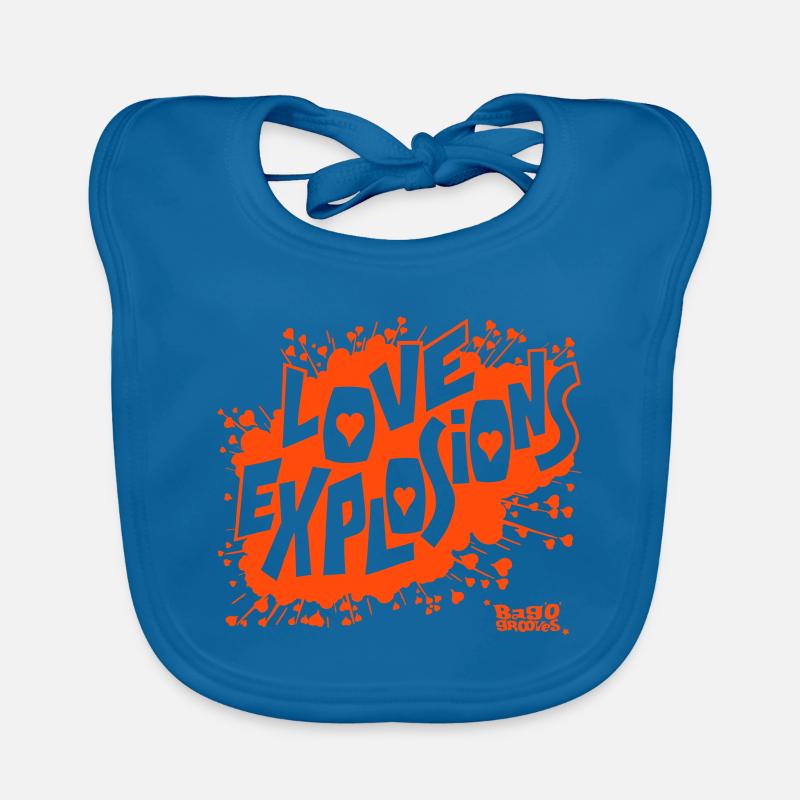 LIEBE EXPLOSION Baby Bio-Lätzchen