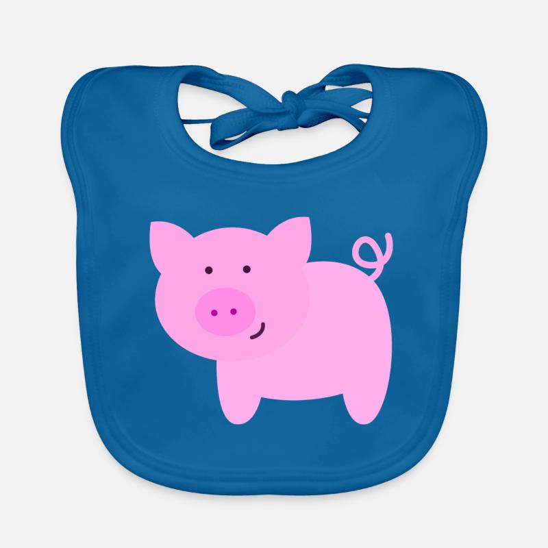Pink Pig Organic Baby Bibs