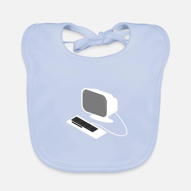 computer Organic Baby Bibs