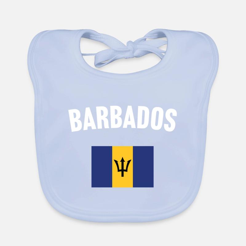 Drapeau de la Barbade Bavoir bio Bébé
