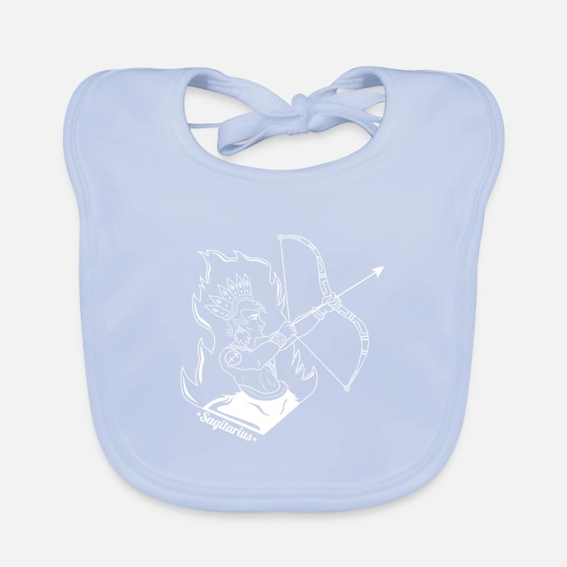 Sagittarius zodiac sign * sagittarius * gift Organic Baby Bibs