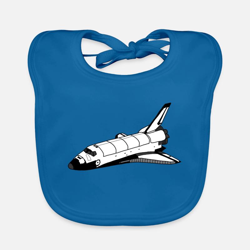 Space Shuttle Baby Bio-Lätzchen