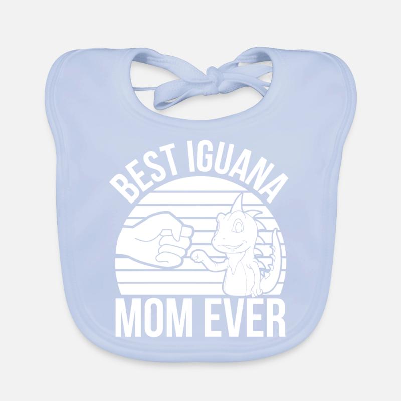 Iguana lover Organic Baby Bibs