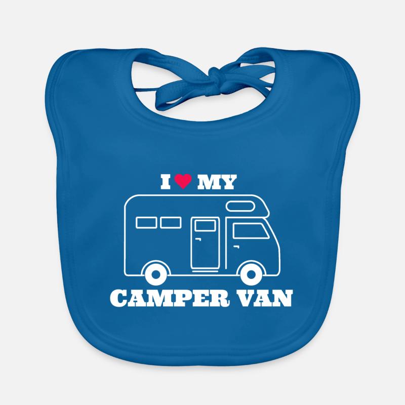 J'aime mon van de campeur Bavoir bio Bébé