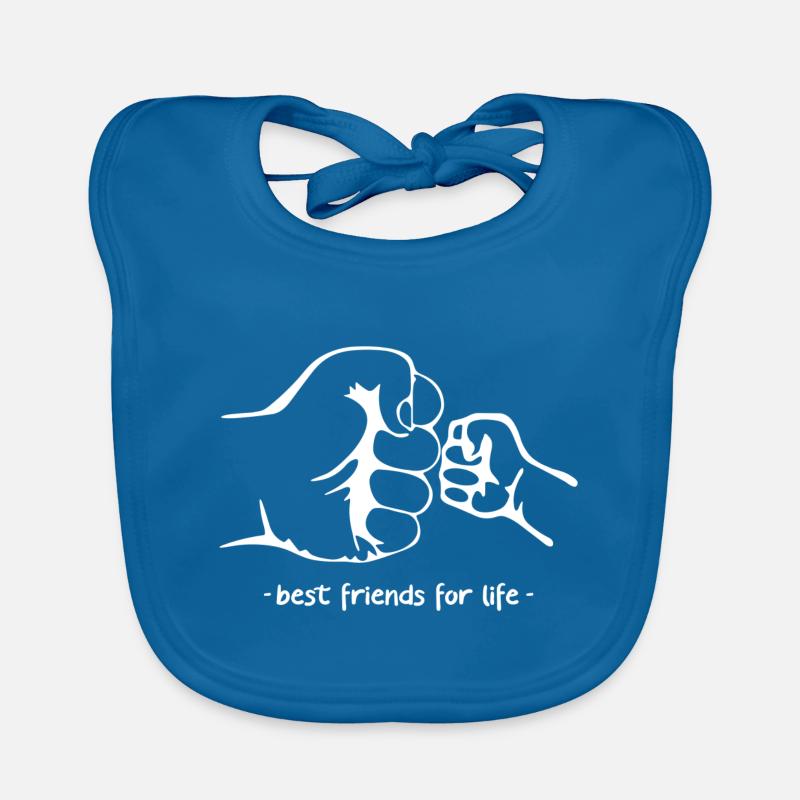 Beste Freunde fürs Leben Baby Bio-Lätzchen