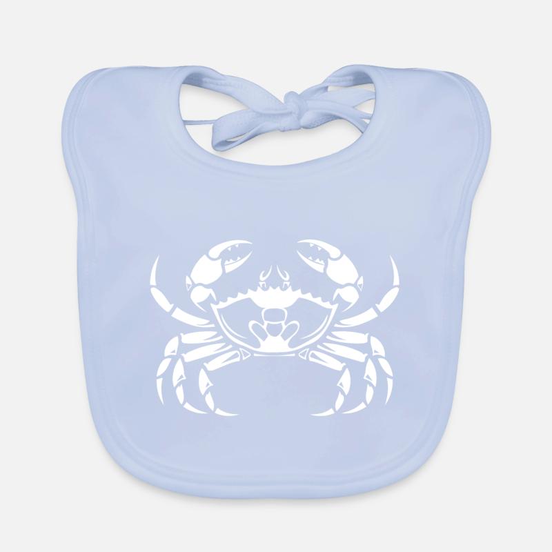 Crab Organic Baby Bibs