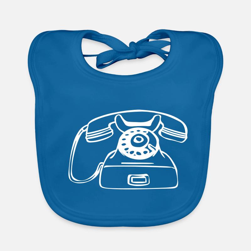 Altes Telefon Baby Bio-Lätzchen