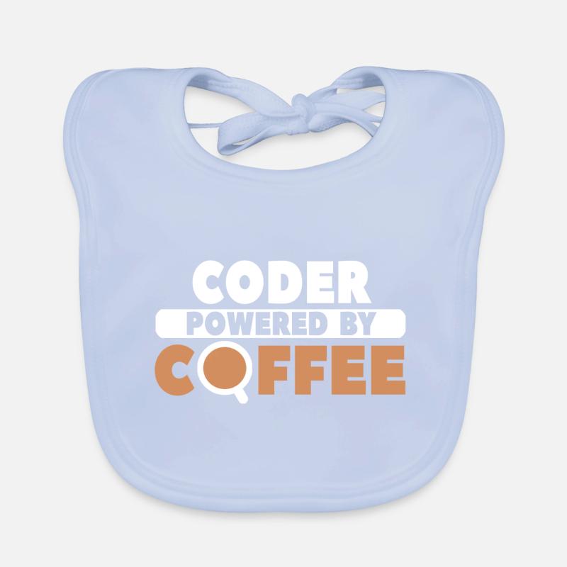 Coder Coffee Organic Baby Bibs