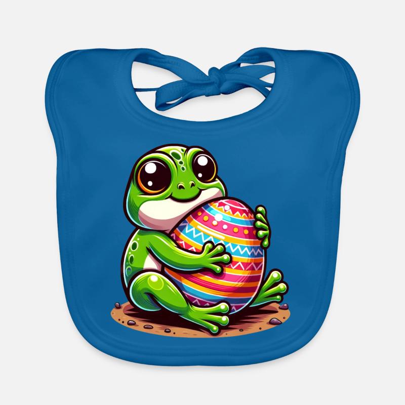 Easter Frog: Loving Embrace Organic Baby Bibs