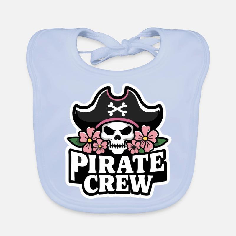 Pirate Pirate Carnaval Halloween Bavoir bio Bébé