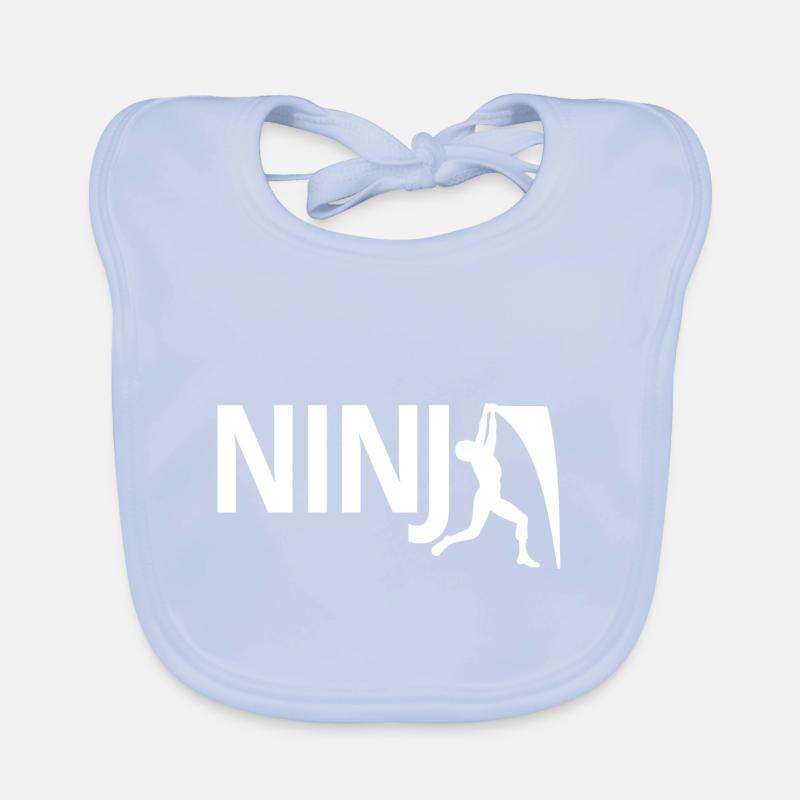 Ninja warrior Organic Baby Bibs