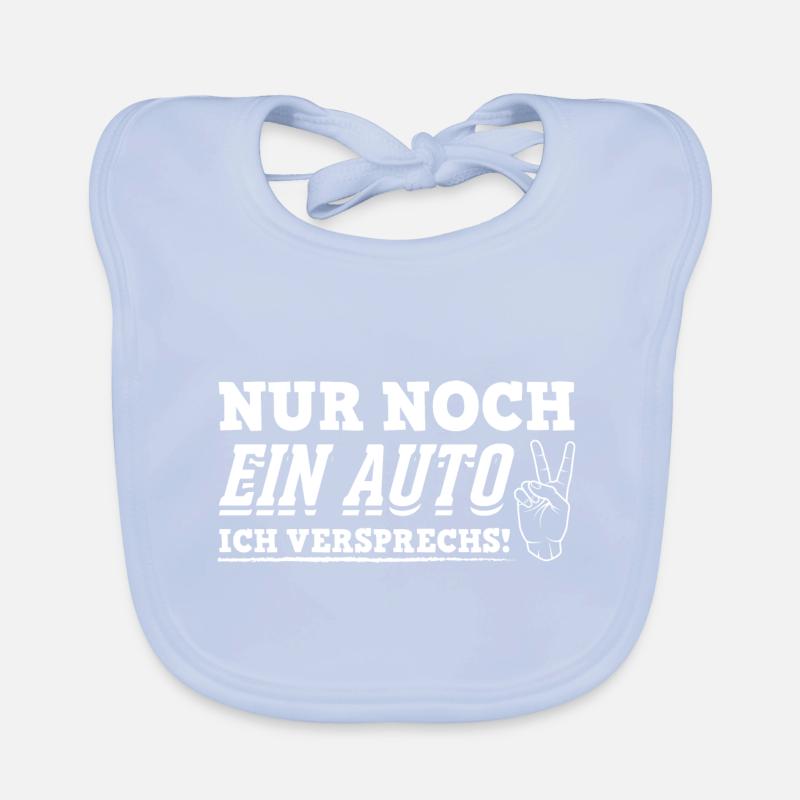 nur noch ein auto Baby Bio-Lätzchen