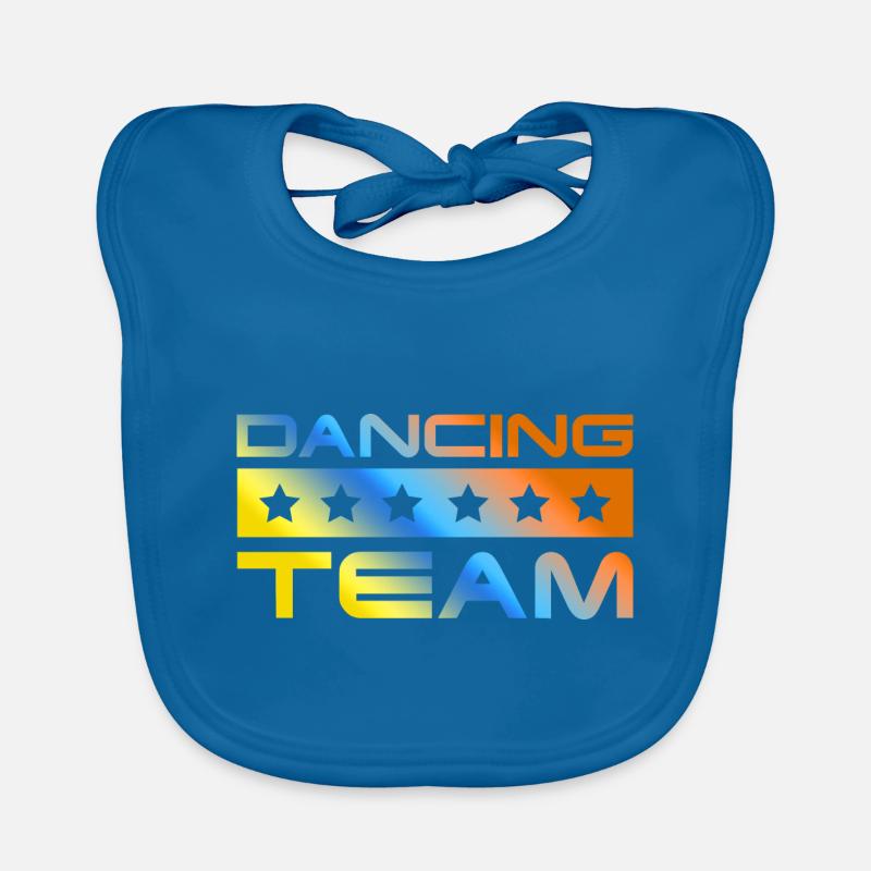 Dancing Crew Coloré Bavoir bio Bébé