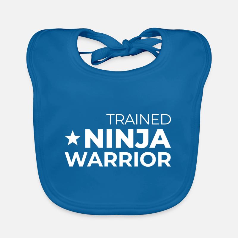 Guerrier Ninja formé Bavoir bio Bébé