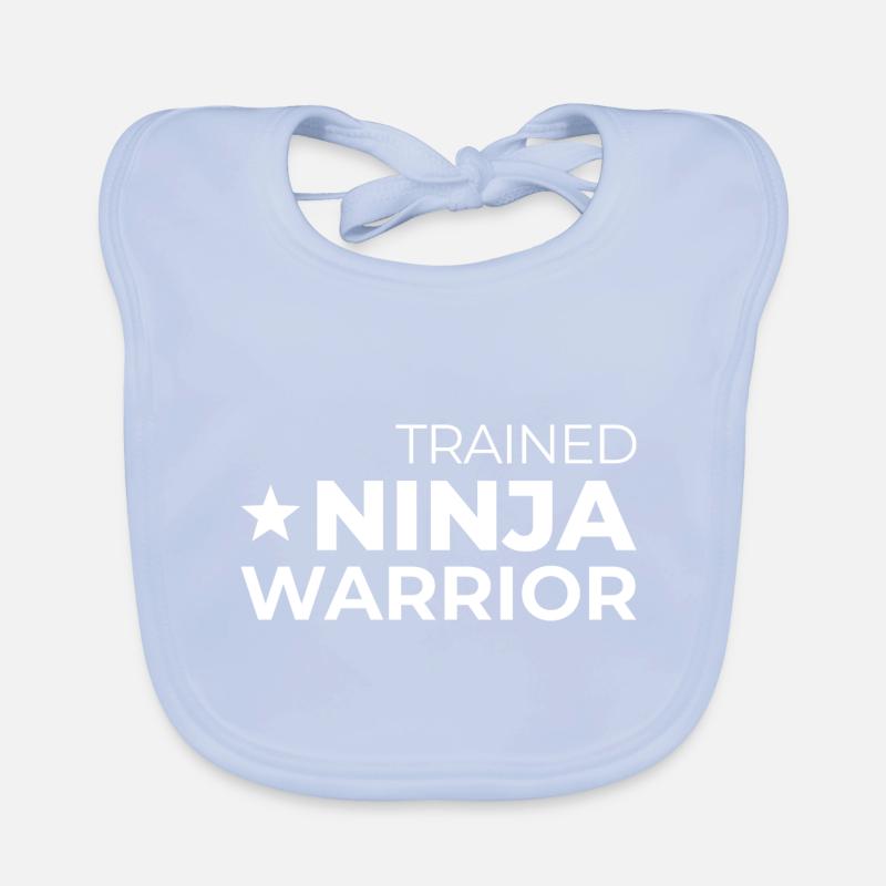 Guerrier Ninja formé Bavoir bio Bébé