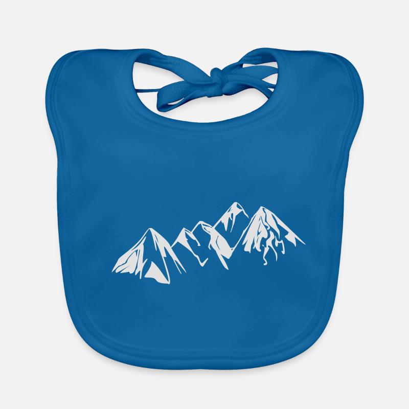 mountains Organic Baby Bibs