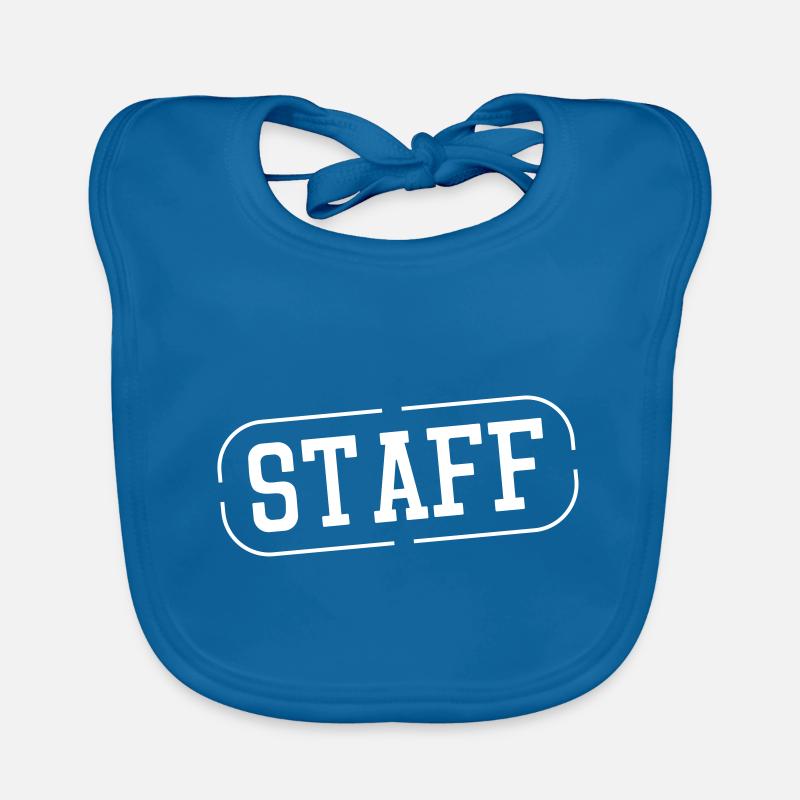 staff stempel Baby Bio-Lätzchen