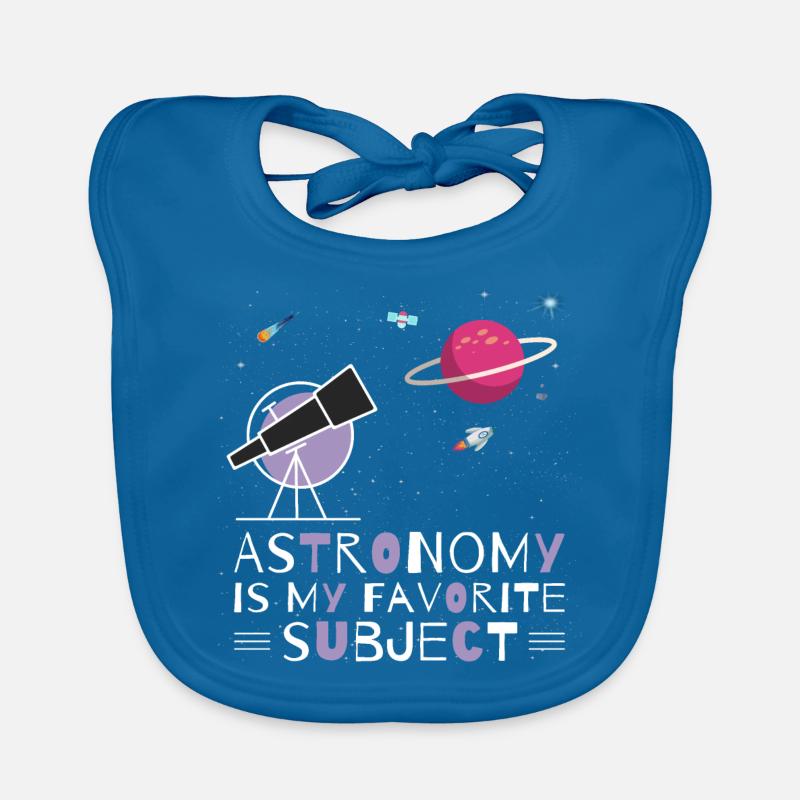 L’astronomie, mon sujet de prédilection, le télescope spatial Bavoir bio Bébé