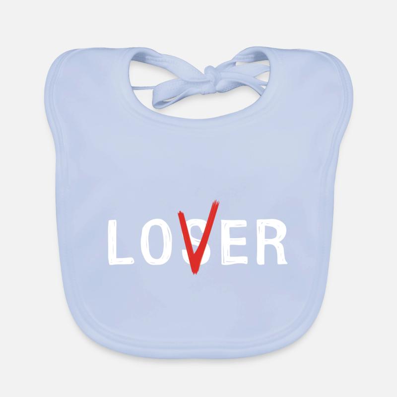 Verlierer oder Liebhaber Baby Bio-Lätzchen