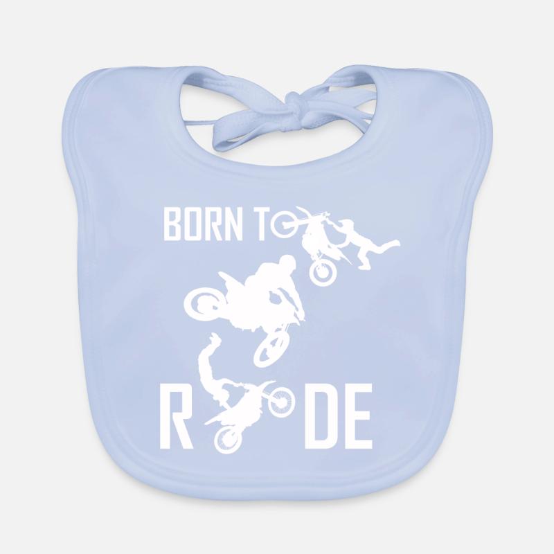 motorcycle Organic Baby Bibs
