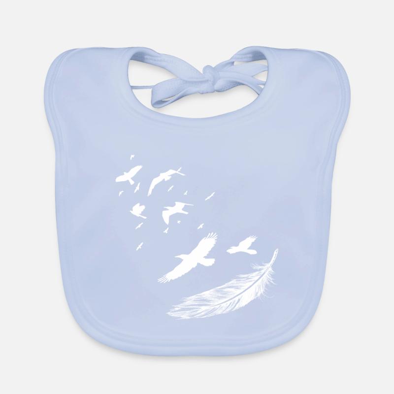 Bird-free & feather-light Organic Baby Bibs