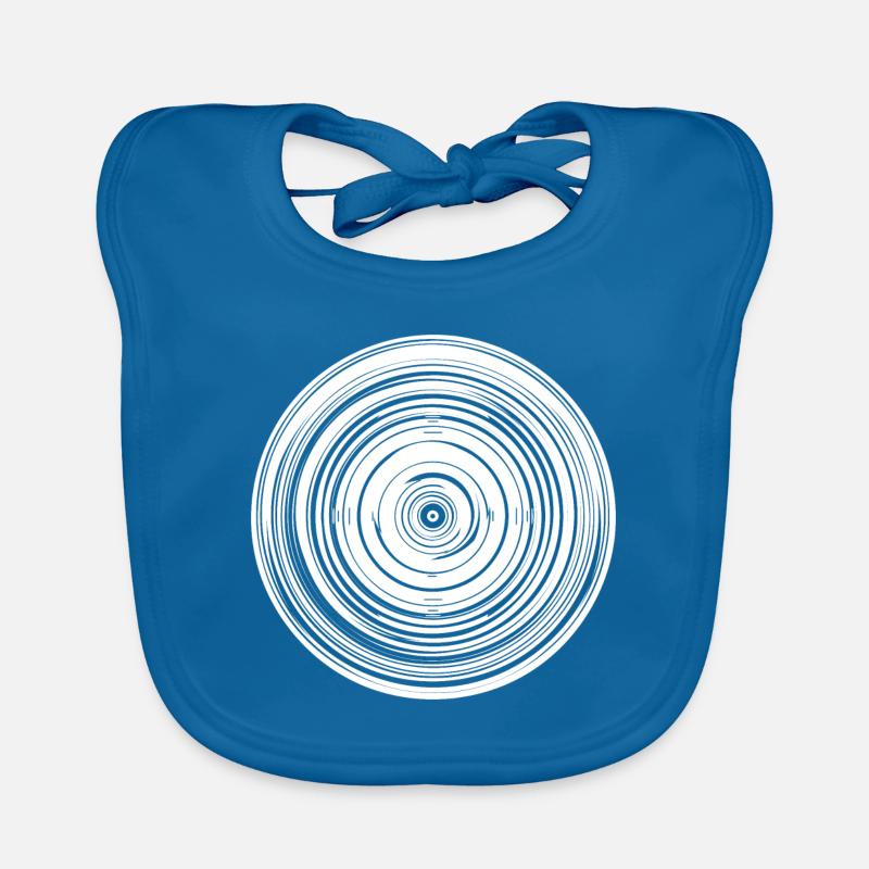 Geometric Circles Figure Shape Organic Baby Bibs