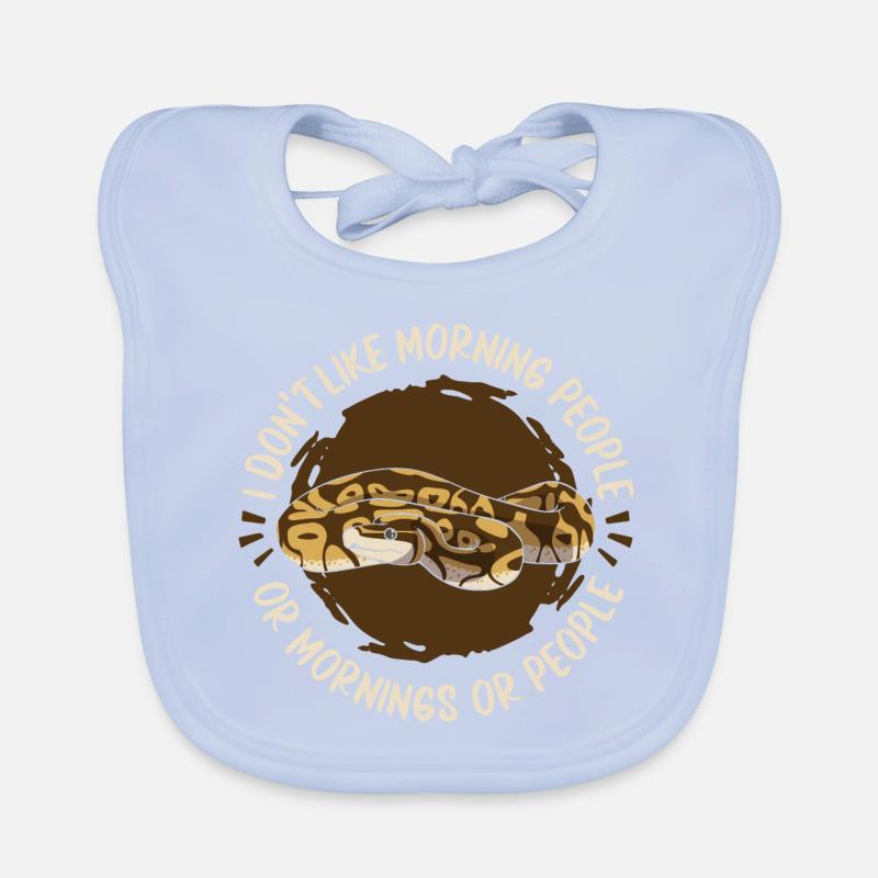 Boa Constrictor Snake Organic Baby Bibs