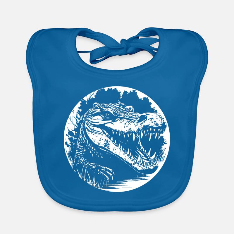 Alligator Bavoir bio Bébé