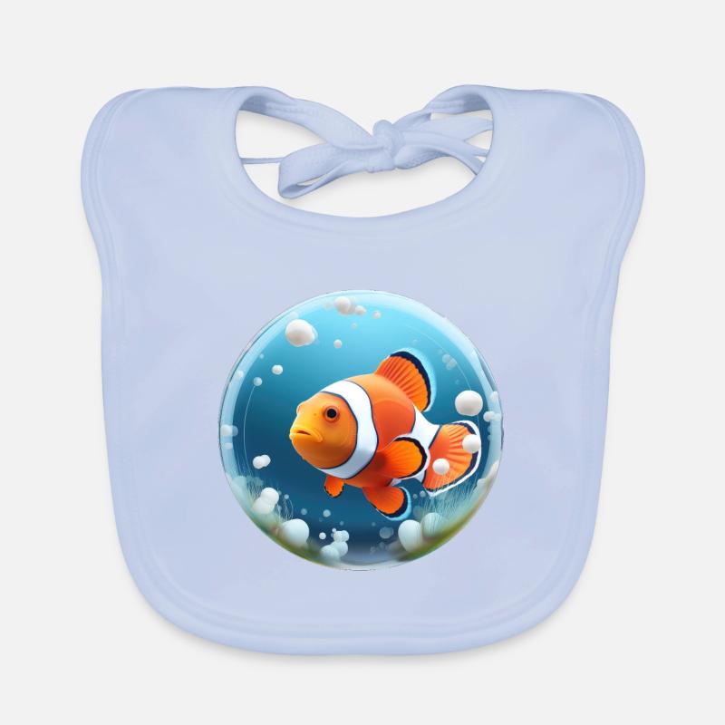 Clownfisch Baby Bio-Lätzchen