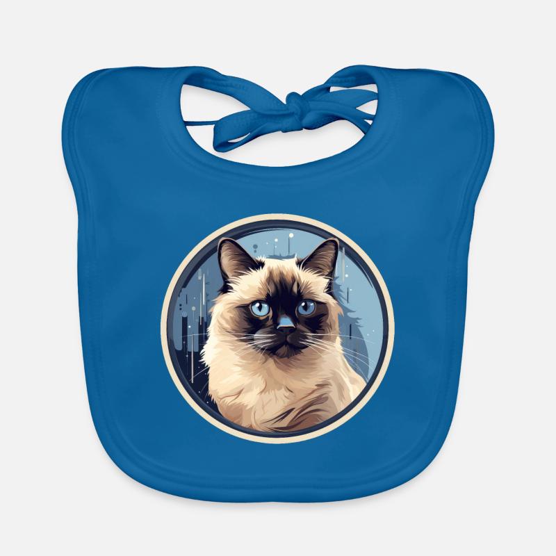 Chat birman Bavoir bio Bébé
