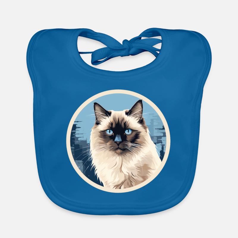Chat birman Bavoir bio Bébé