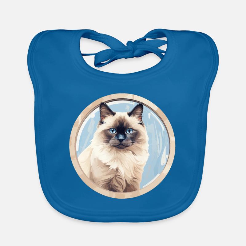 Chat birman Bavoir bio Bébé