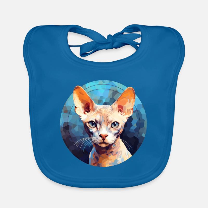 Devon Rex Katze Baby Bio-Lätzchen