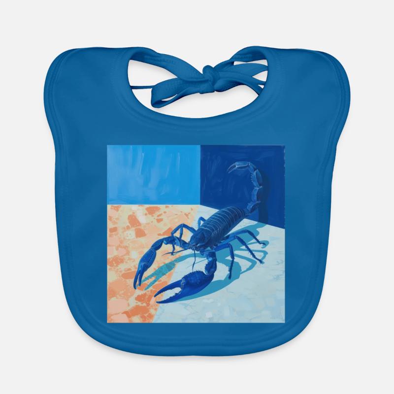 scorpion, bunt, tier, geschenk, geschenkidee Baby Bio-Lätzchen