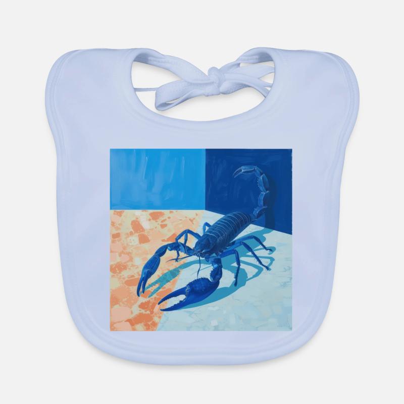 scorpion, colorful, animal, gift, gift idea Organic Baby Bibs