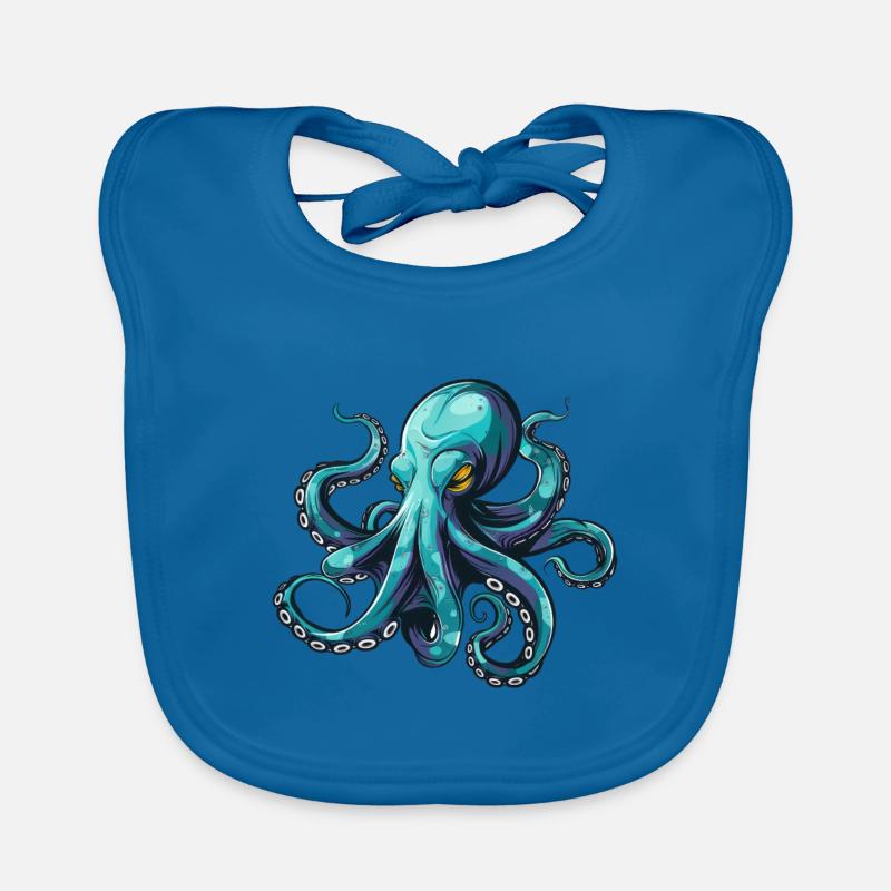 Octopus, octopus, octopus, summer, gift Organic Baby Bibs