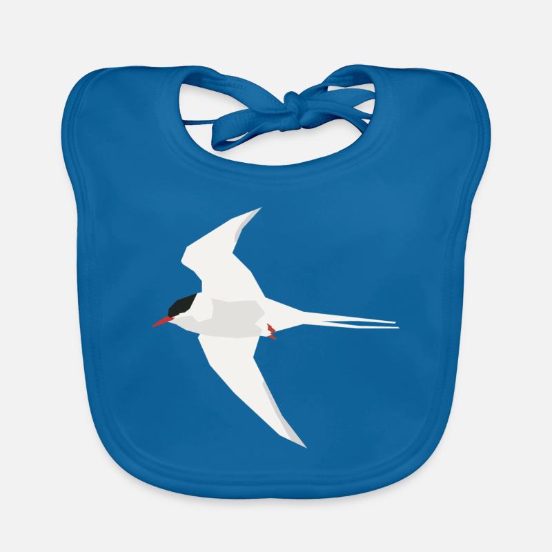 Arctic Tern flying Organic Baby Bibs