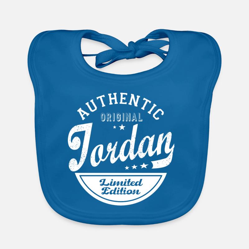jordan first name personalized gift man jordan Organic Baby Bibs