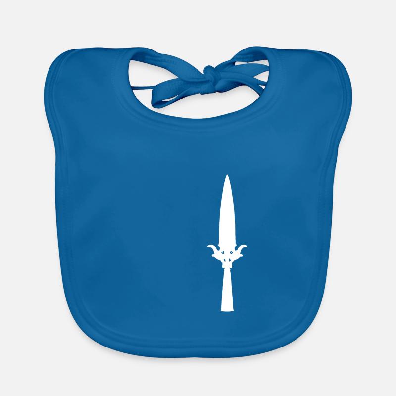 Ancient ceremonial spearhead Organic Baby Bibs