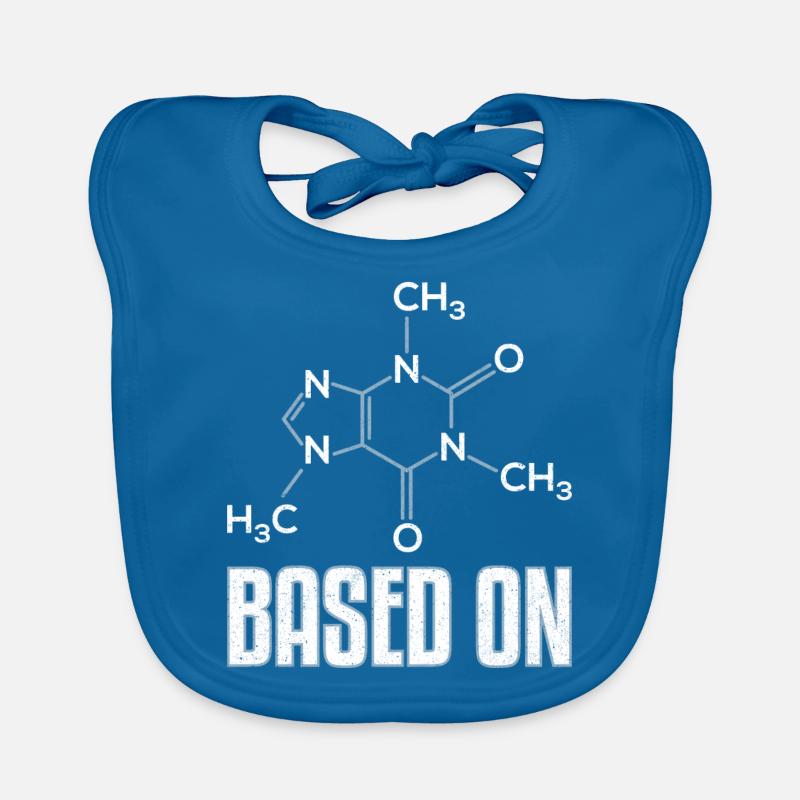 Basé sur le cadeau de molécule de caféine Bavoir bio Bébé
