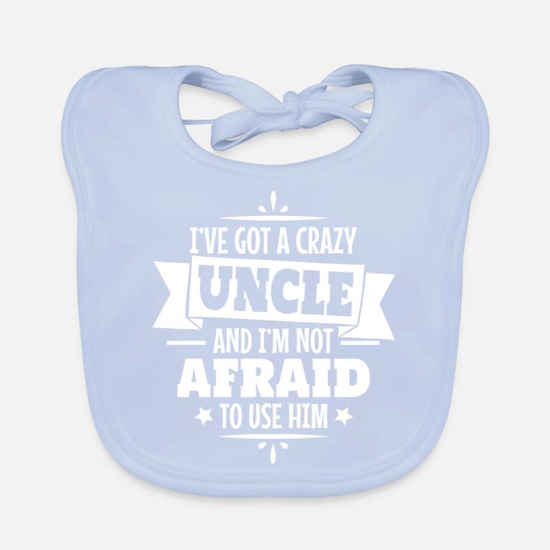 I've got a crazy and I'm not afraid to use h Organic Baby Bibs