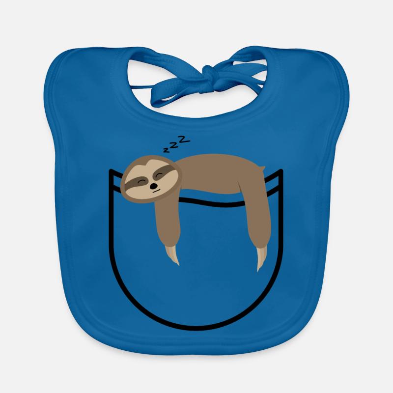 Pocket sloth Organic Baby Bibs
