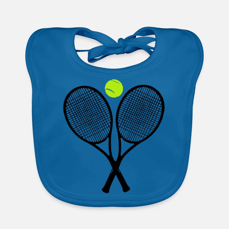 Tennisschläger Baby Bio-Lätzchen