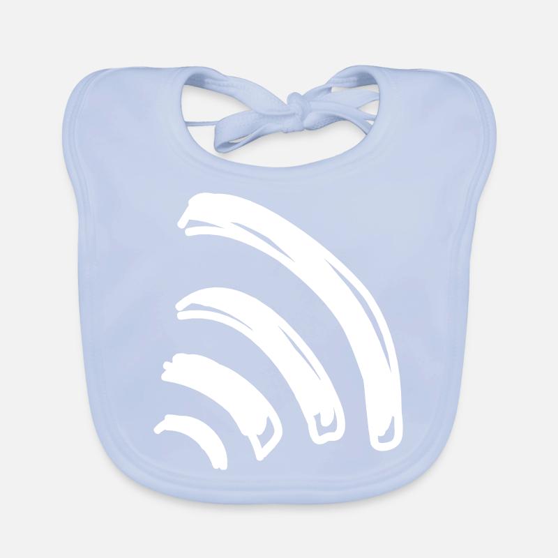 Wifi waves Organic Baby Bibs