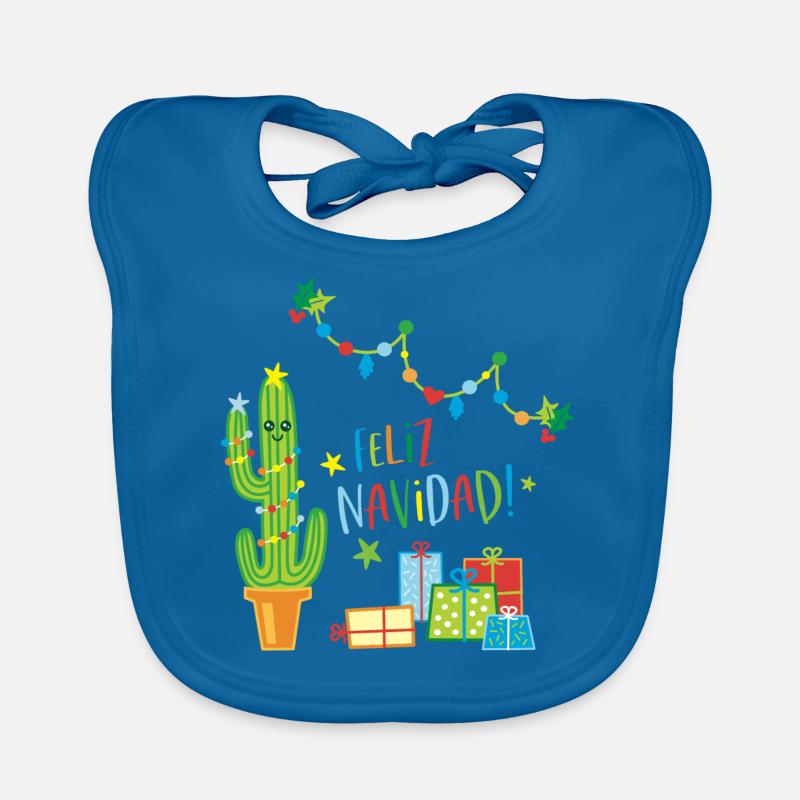 Feliz Navidad Kaktus Weihnachtspullover Baby Bio-Lätzchen