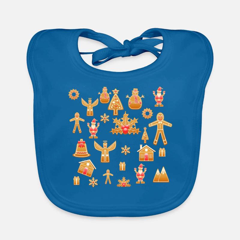 gingerbread Organic Baby Bibs