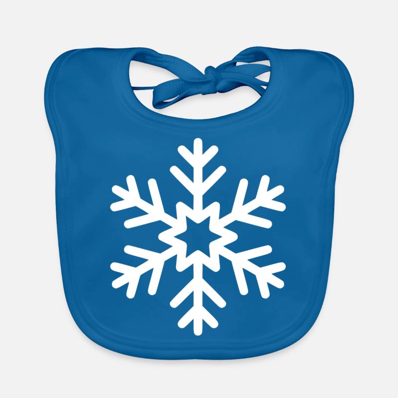 flocon de neige Bavoir bio Bébé