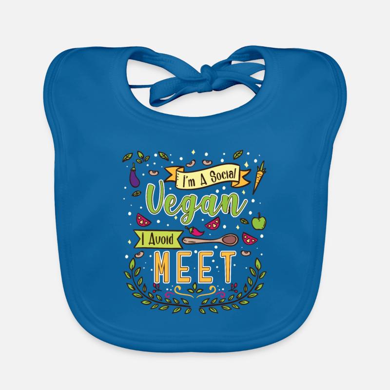 Social Past Meeting Avoid Fruit Gift Organic Baby Bibs