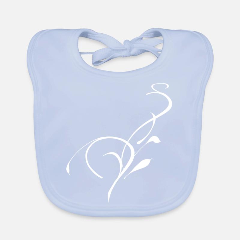 tourbillonner blanc Bavoir bio Bébé