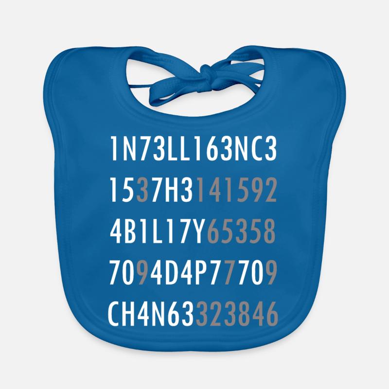 Intelligence-Citation de science intelligence nerd Bavoir bio Bébé